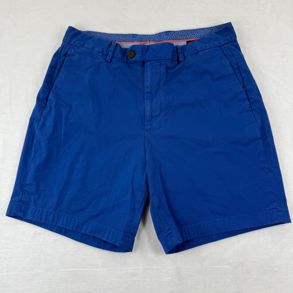 Bonobos Blue Chino‎ Shorts Size 33 Stretch Cotton 7 Inch Inseam BSR00474A-1195B